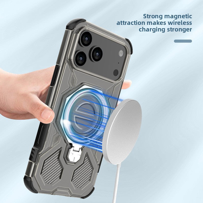 Magnetic Transparent Airbag Shockproof Phone Case
