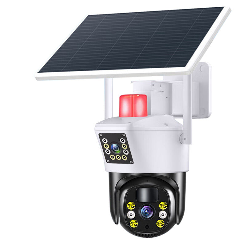 Solar-powered surveillance camera