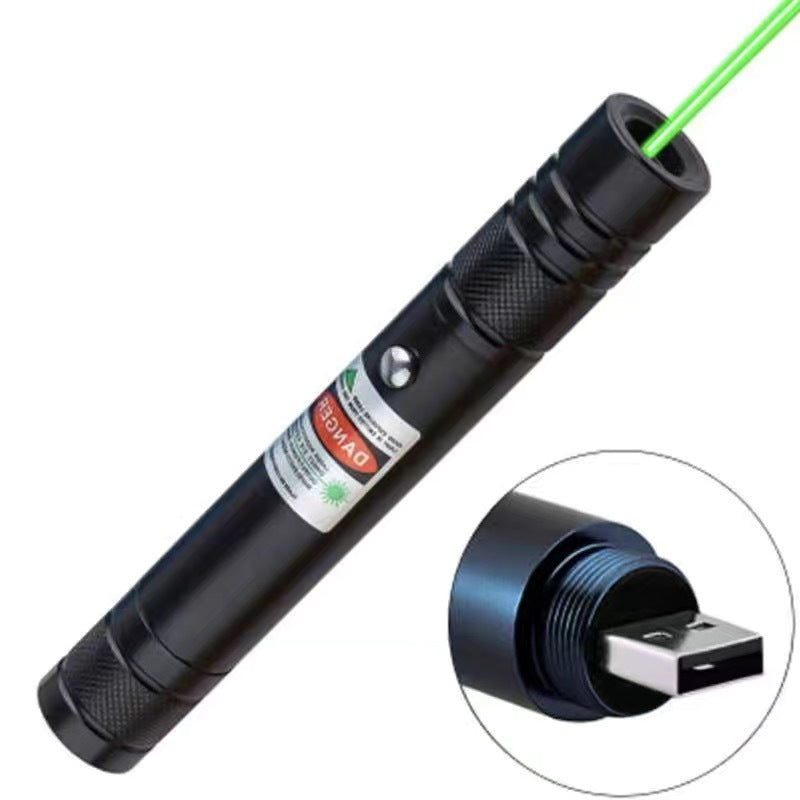 High-power USB Rechargeable Laser Pointer with Aluminum Alloy Body