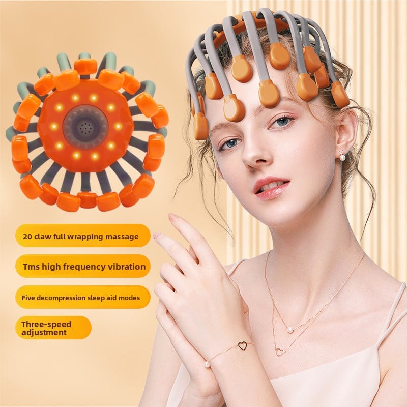 Electric head massager, massage device