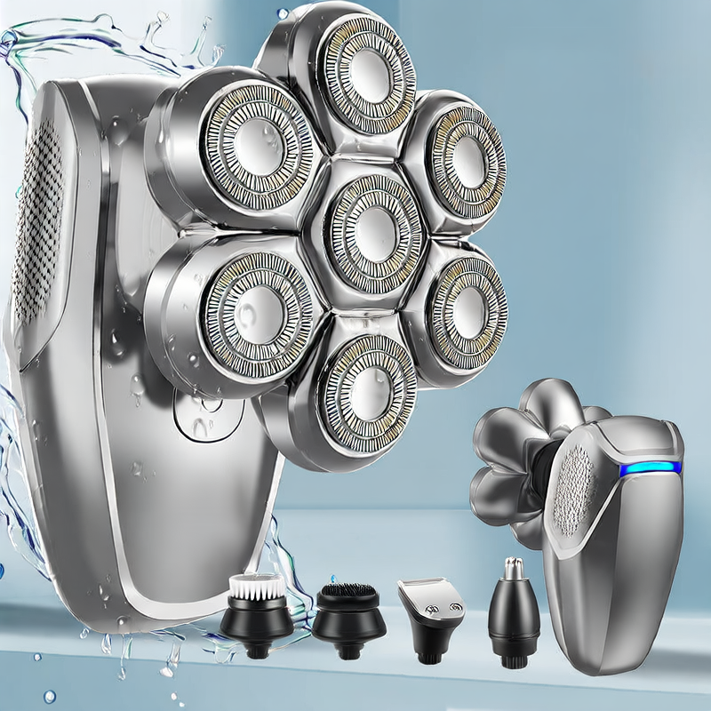 Digital display multi-functional electric shaver