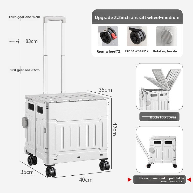 Foldable Portable Shopping Cart
