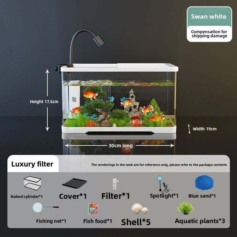 Desktop Fish Tank with Cover