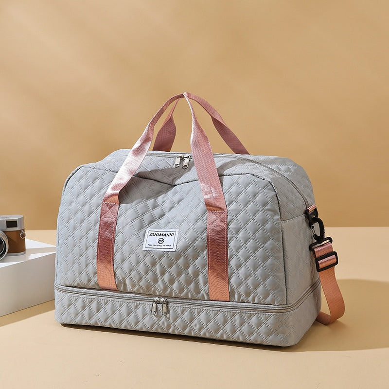 Checkered Sports Travel Bag