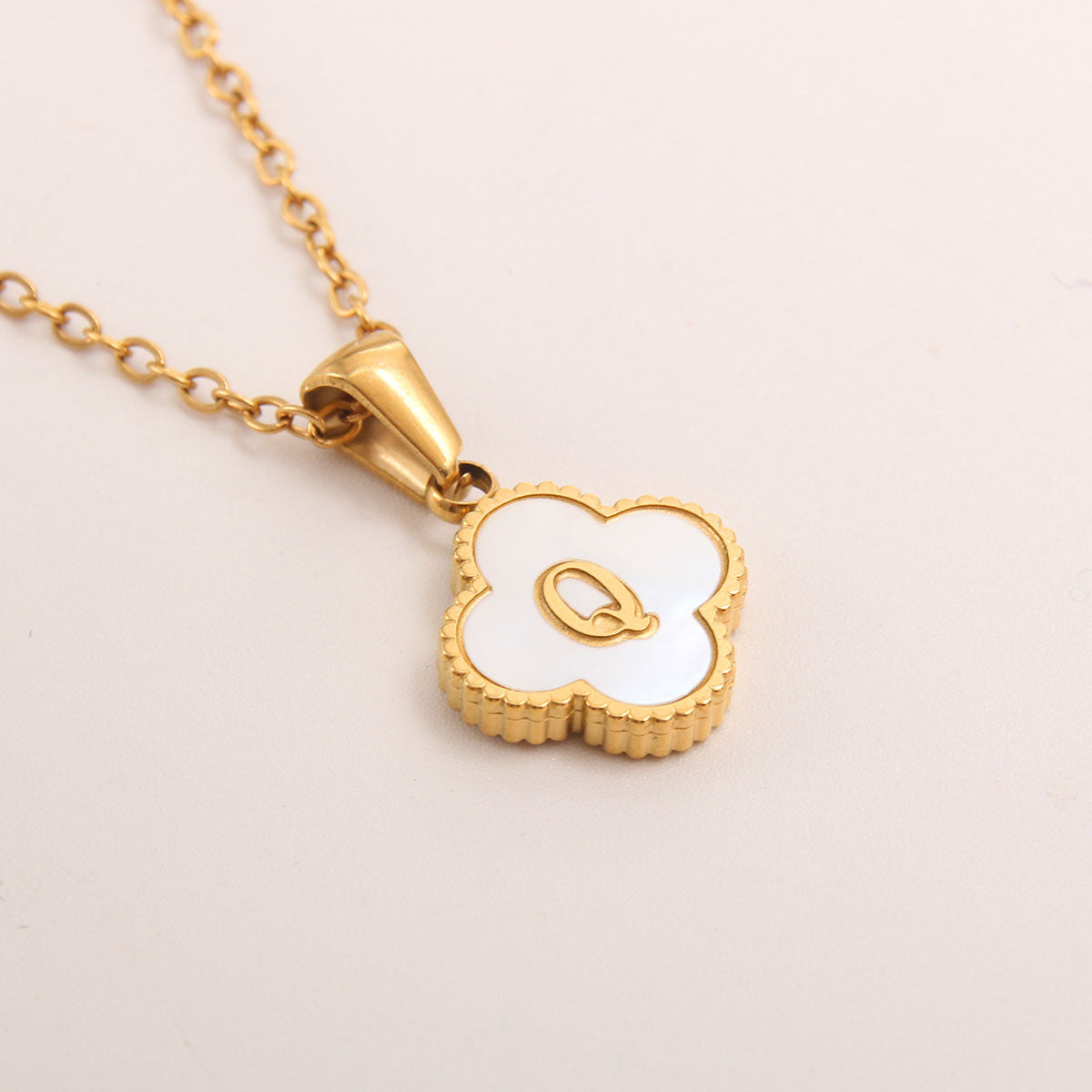 Gold-Plated Letter Necklace