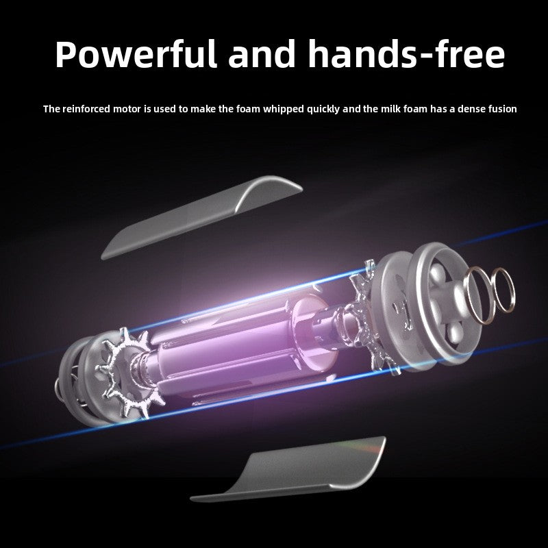 Coffee frother electric household rechargeable