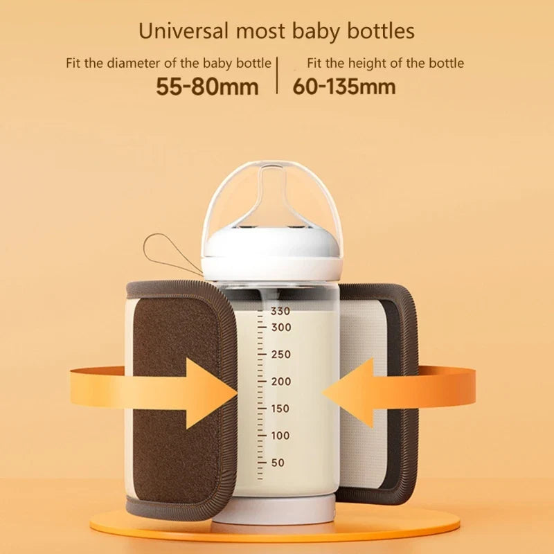 Baby Rechargeable Bottle Thermal Sleeve Soaking Milk Out Portable Warm Milk Warmer Thermostatic Heating Milk Mixing Cup Sleeve