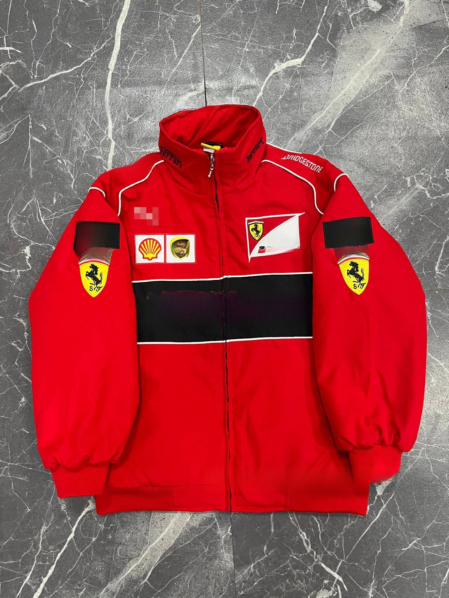 Embroidered racing jacket