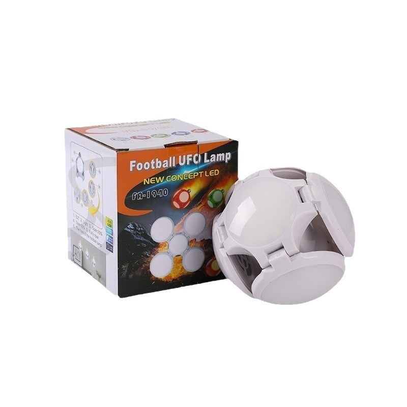 led football lamp, high-brightness five-leaf lamp