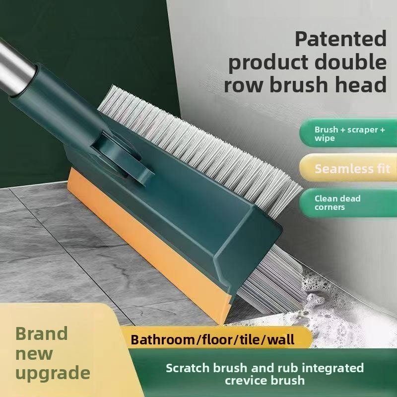 Bathroom floor brush, four-in-one floor joint brush, pointed floor brush