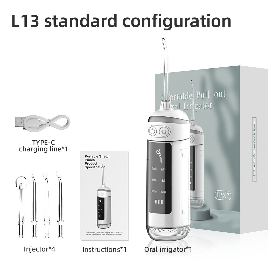 Factory direct sale portable dental irrigator electric oral cleaning dental scaler to calculus irrigator dental scaler water dental floss