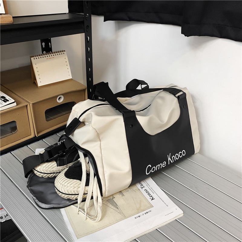 Fitness Bag with Wet-Dry Separation, Large-Capacity Storage, Swimming Bag, Sports Training Bag, Handheld Travel Duffle Bag