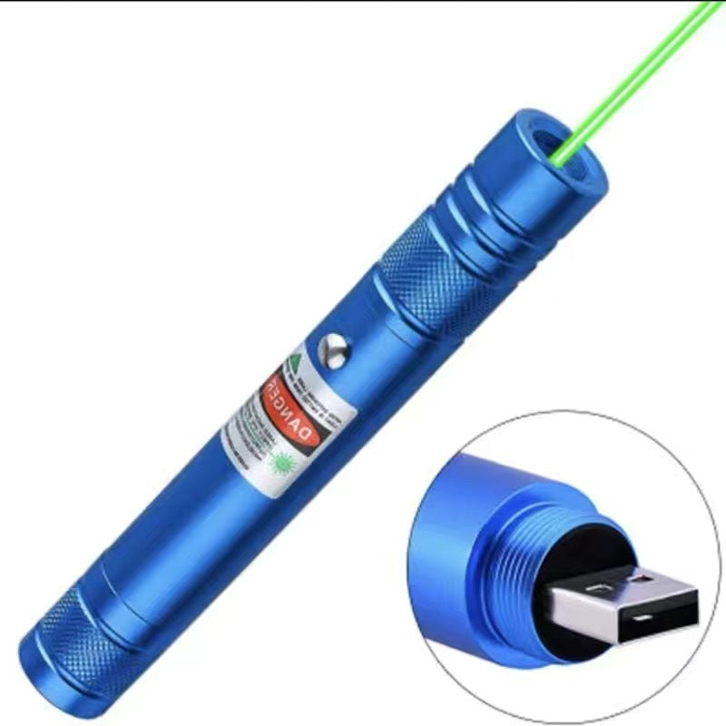 High-power USB Rechargeable Laser Pointer with Aluminum Alloy Body