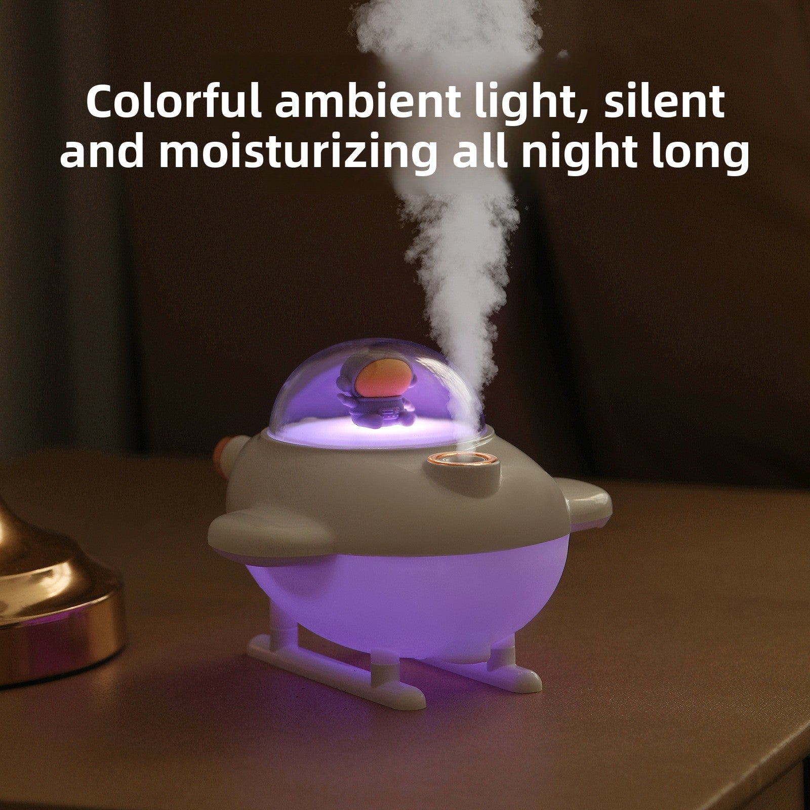 Mini USB Air Humidifier with LED Light for Home Bedroom