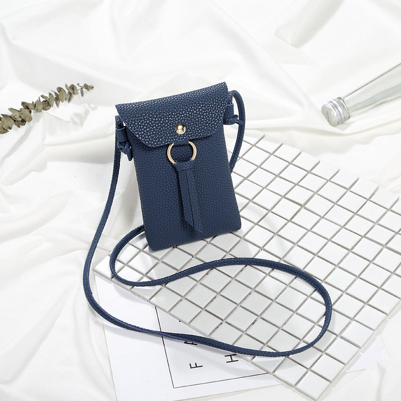Coin Purse Summer Vertical Small Square Bag Fawn Shoulder Fancy Crossbody Bag Women's Small Bag Mini Mobile Phone Bag