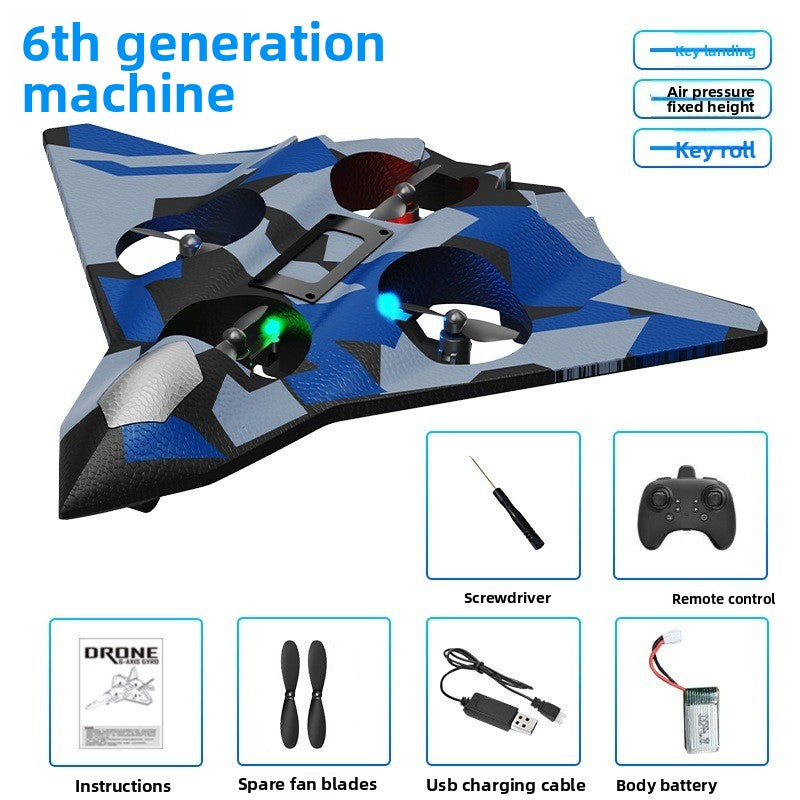 Remote Control Foam Aircraft with Stunt Functions