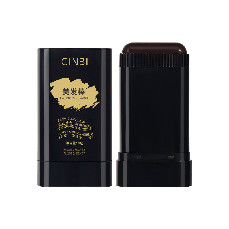 The hair styling stick comes with a toothed comb for complementary color dyein