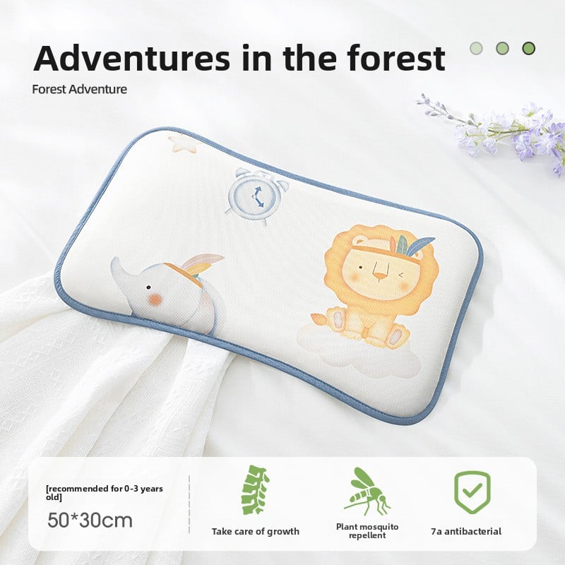 Baby pillows are breathable in summer