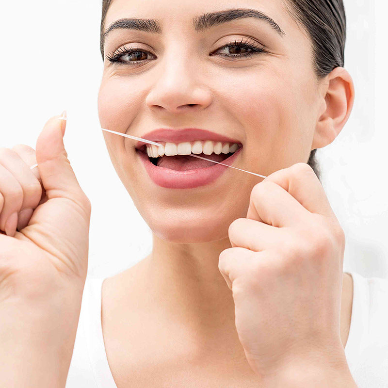 30-meter biodegradable dental floss rolls