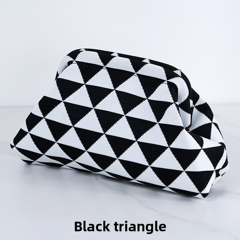 Ladies' striped beach bag