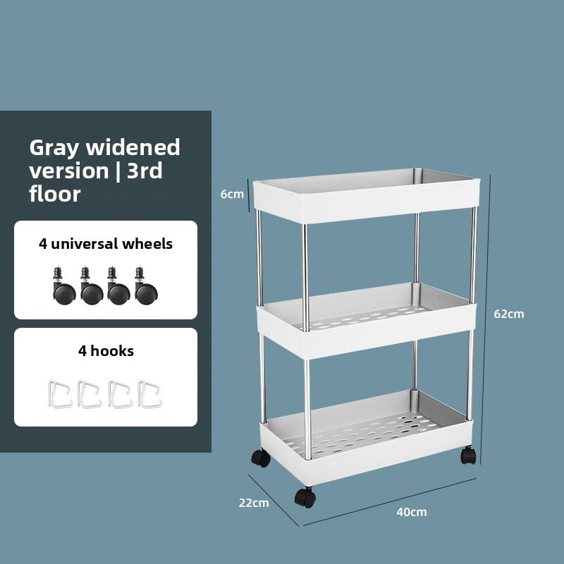 gap storage rack kitchen