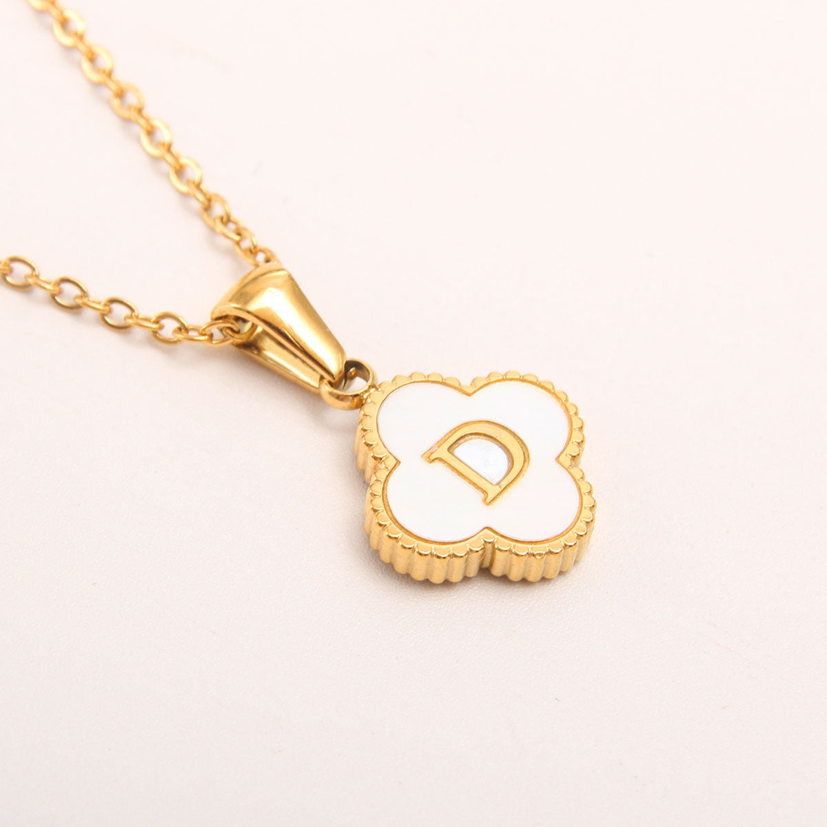 Gold-Plated Letter Necklace