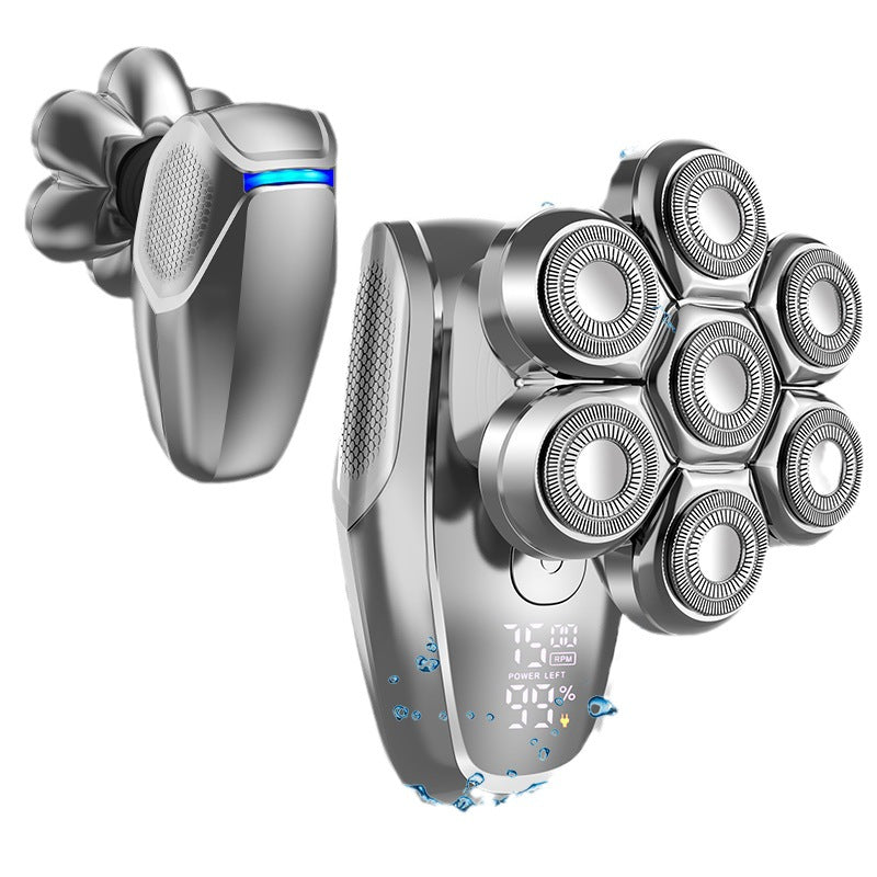 Digital display multi-functional electric shaver