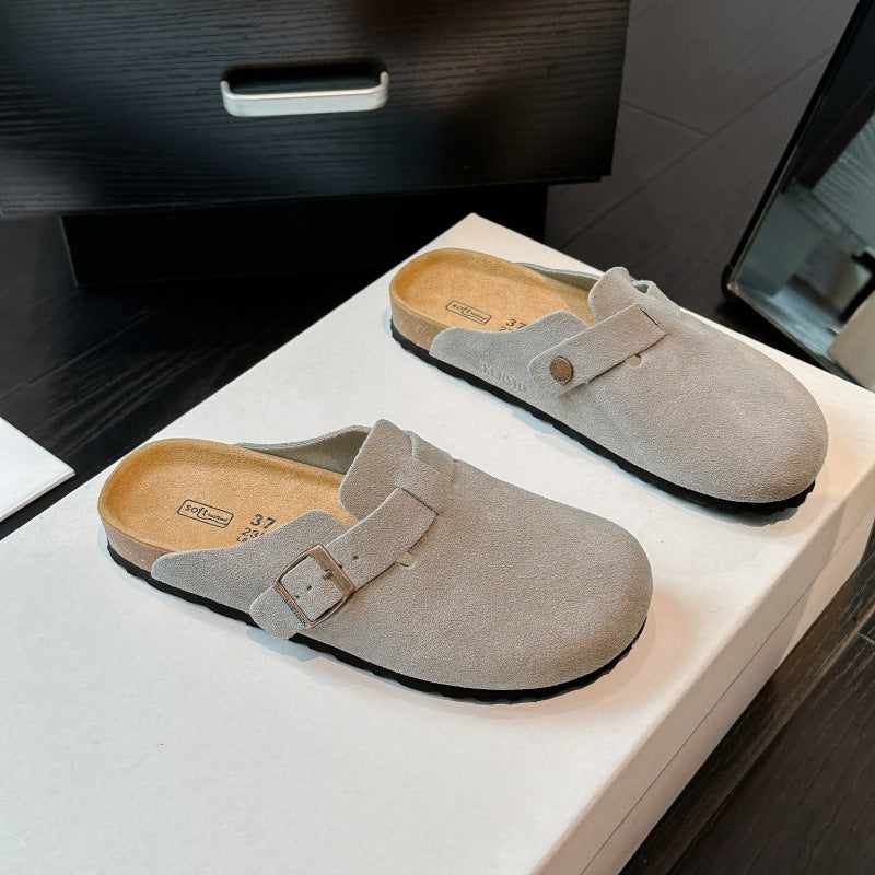 Platform slip-on shoes