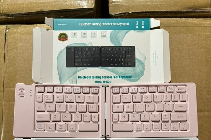 Foldable silent Bluetooth wireless keyboard