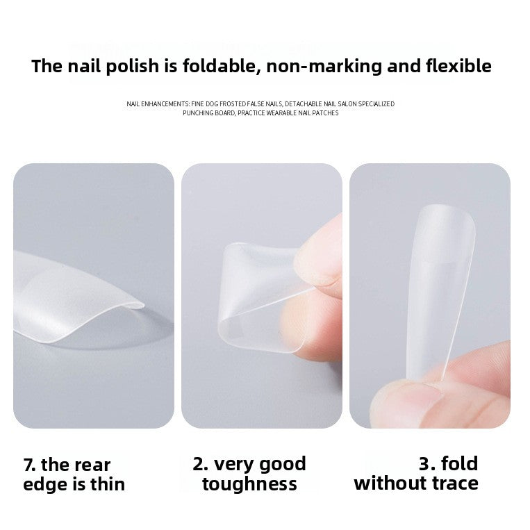 Full and half dual-purpose nail pads