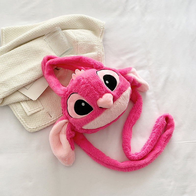 Cartoon Cute Bag Girl Plush Handheld Shoulder Bag