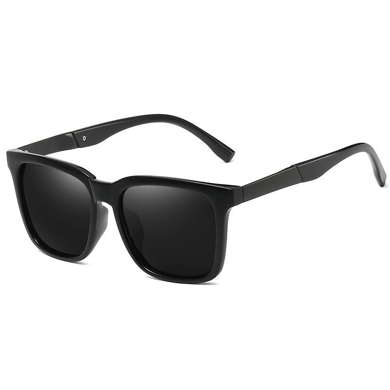 Fashionable square UV-resistant sunglasses for men