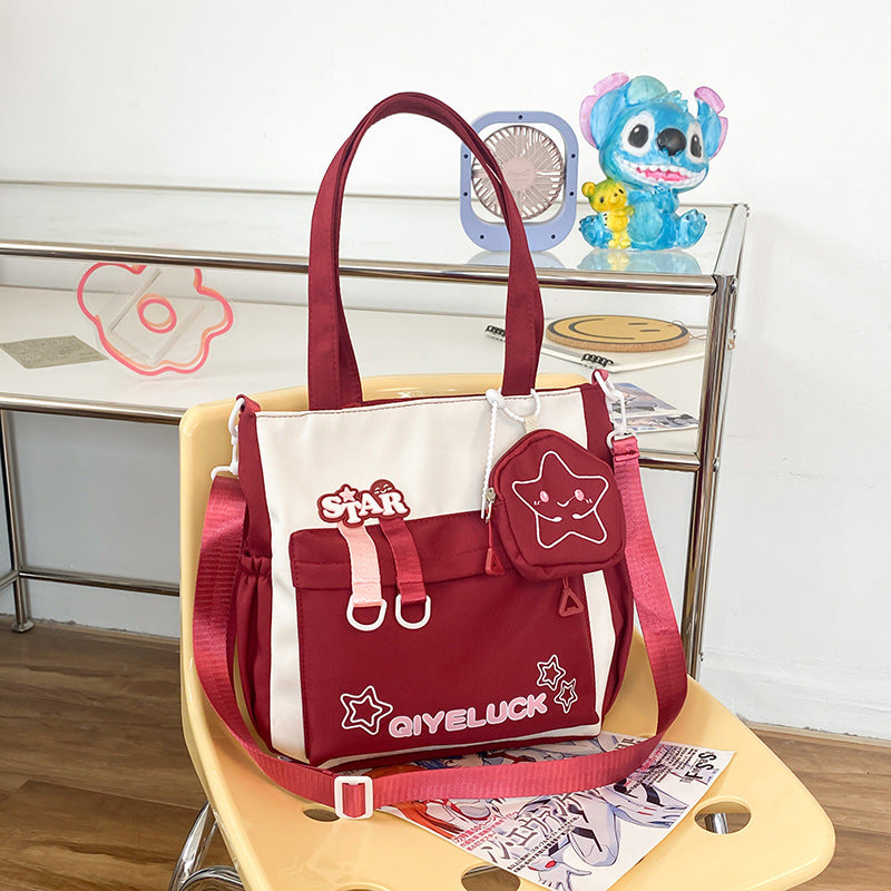 Crossbody bag, girl's handbag, large-capacity single-shoulder bag