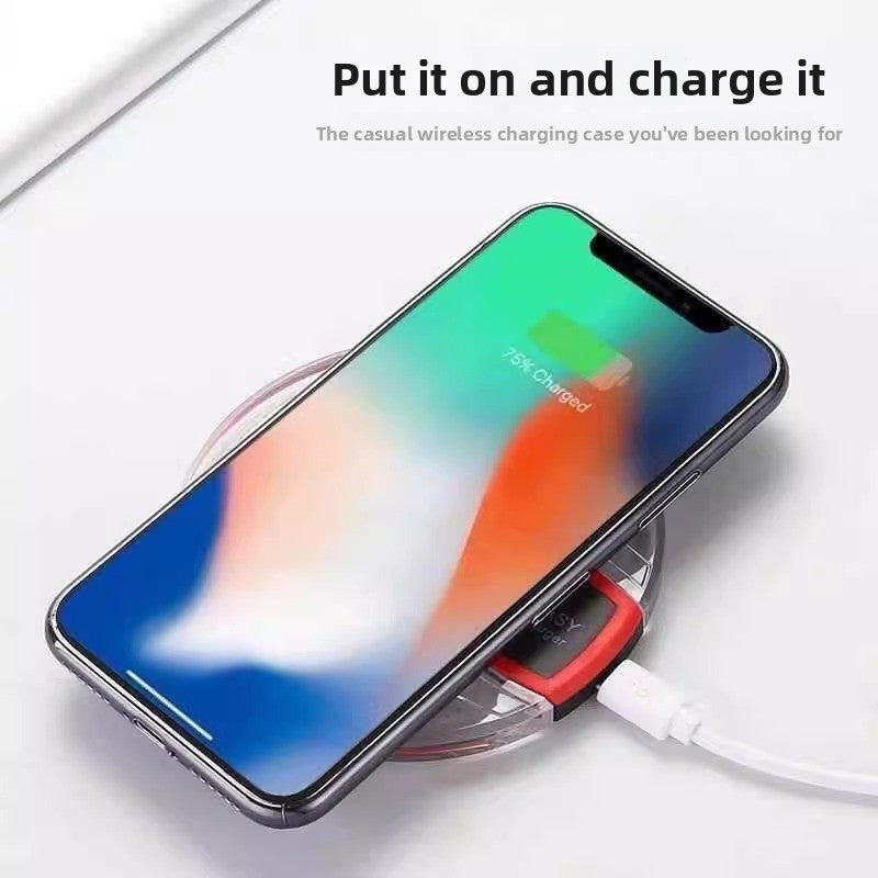 Crystal Wireless Fast Charger with QC3.0