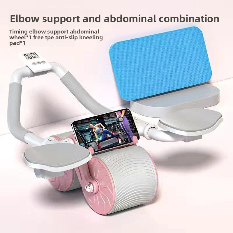 Automatic rebound multi-functional abdominal roller
