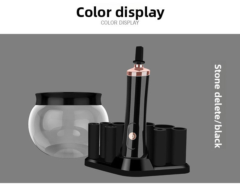 Electric brush cleaner