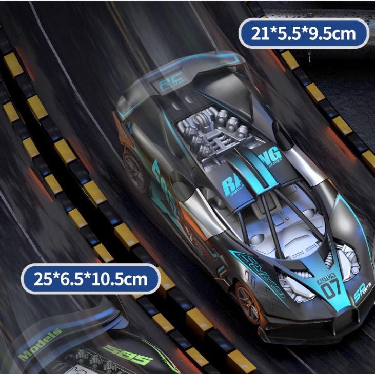 kids Remote Control Car Toy Charging Wireless Racing Sports Car Resistant to Falling and Driftable High-Speed Car Gift for Boys and Girls