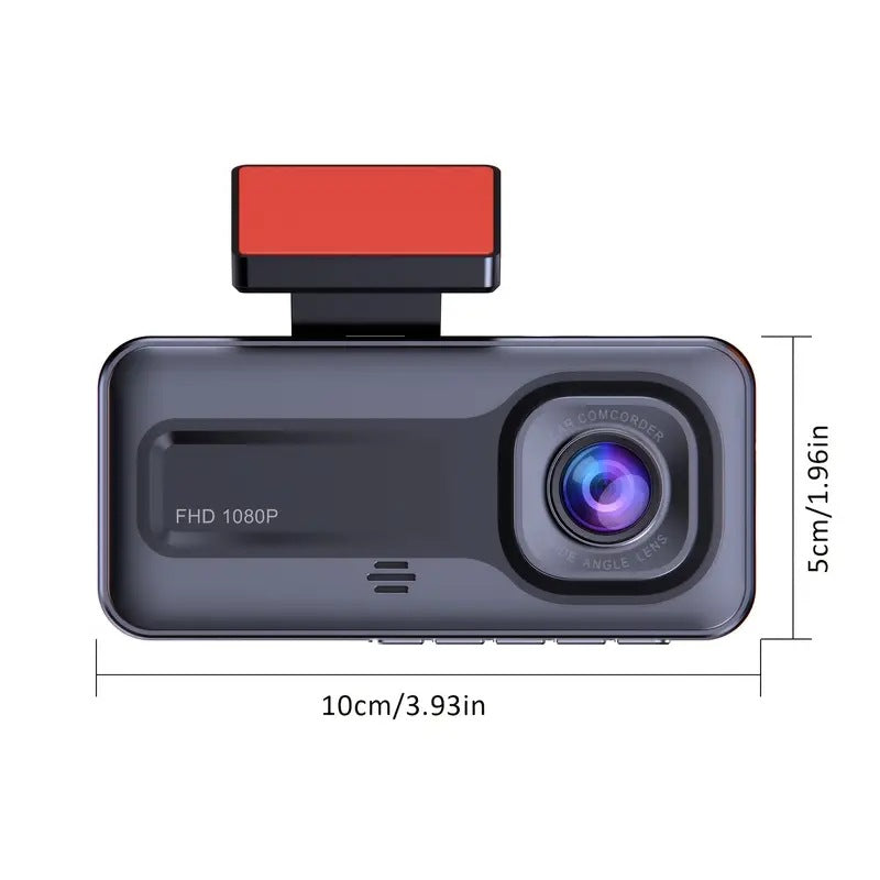 1080P HD Dual Lens Car DVR Camera with GPS