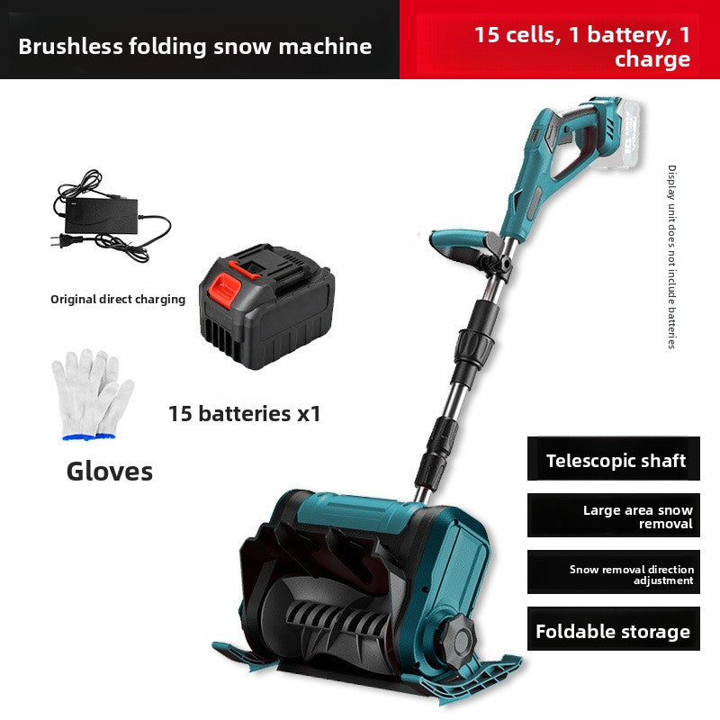 Electric snowplows and snow removal machines