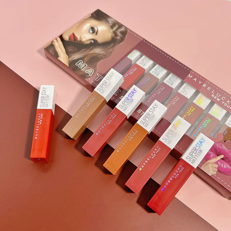 Matte Non-Fading Lip Gloss Set
