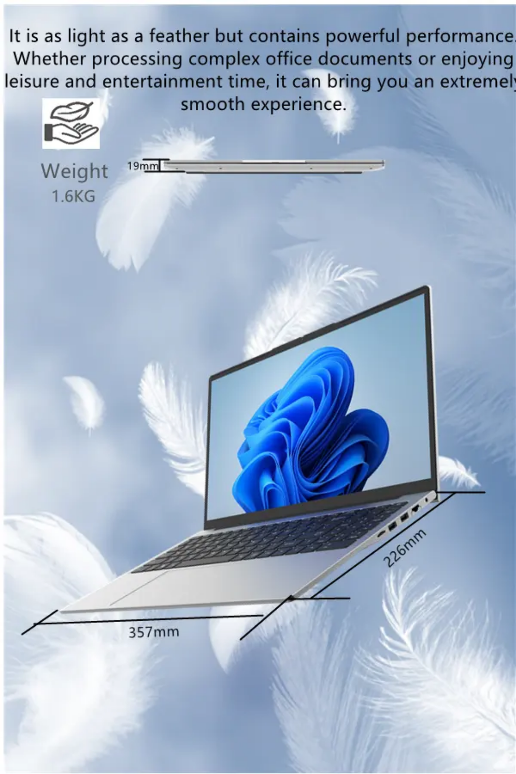 11th Gen Intel Core i9 15.6 Inch 1080P FHD Win 11 Business Office Laptop 16 Thread Octa Core Metal Body