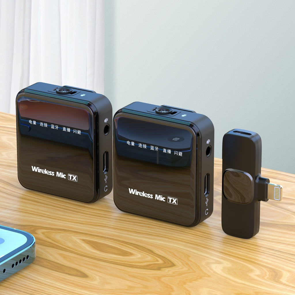 Wireless lapel microphone