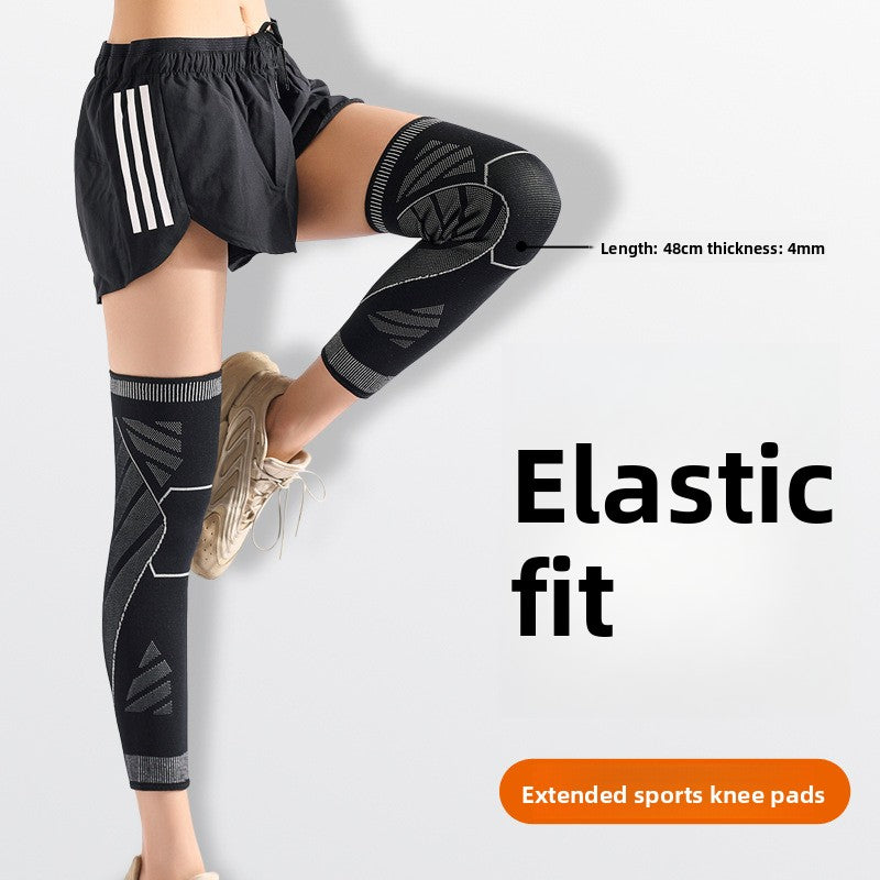 Full-leg Extended Anti-slip Elastic Leg Guard