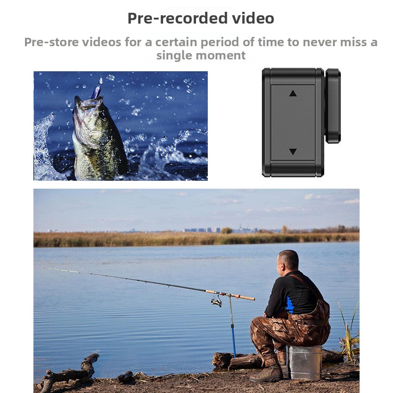 5K Sports Camera with Anti-Shake, Waterproof, WiFi, and 48MP