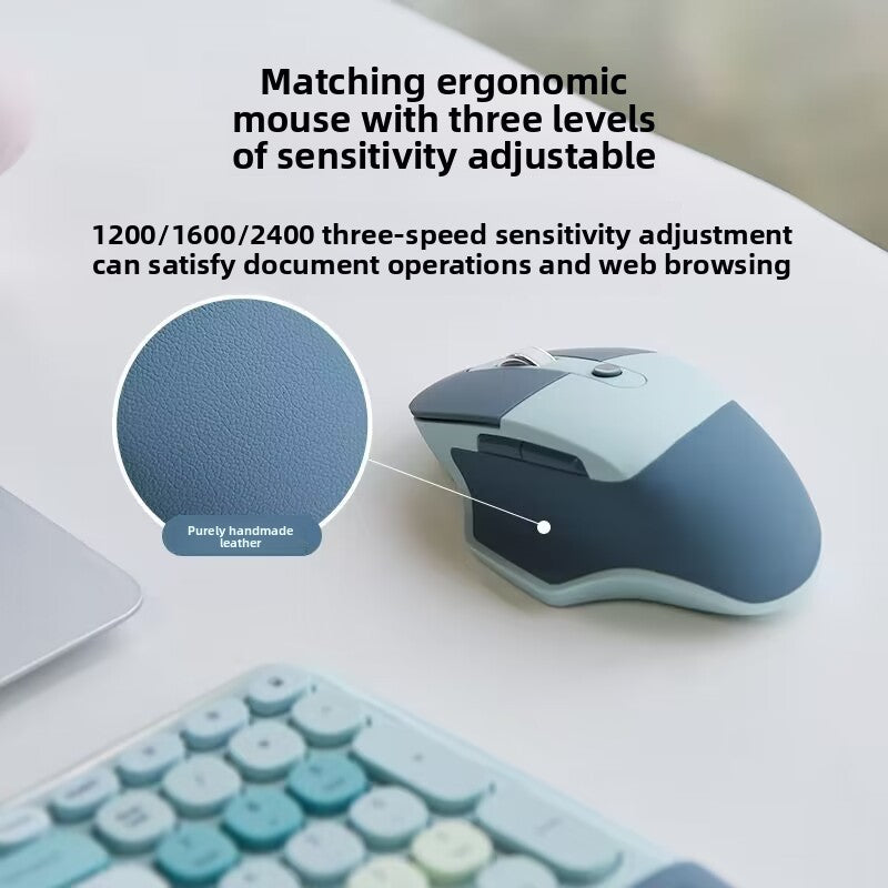 mofii Ergonomic Wireless Keyboard and Mouse Set