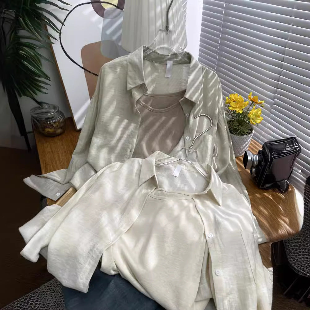 Ice silk sun-protective shirt