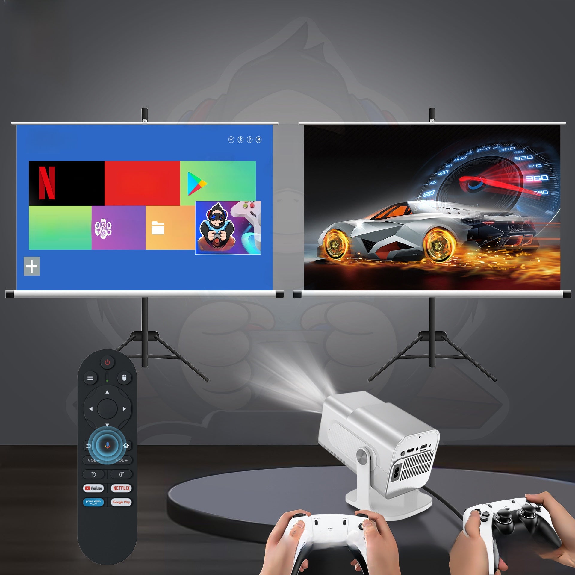 MAX projector game 2 in 1