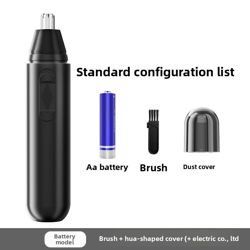 Rechargeable Electric Nose Hair Trimmer with Washable Head