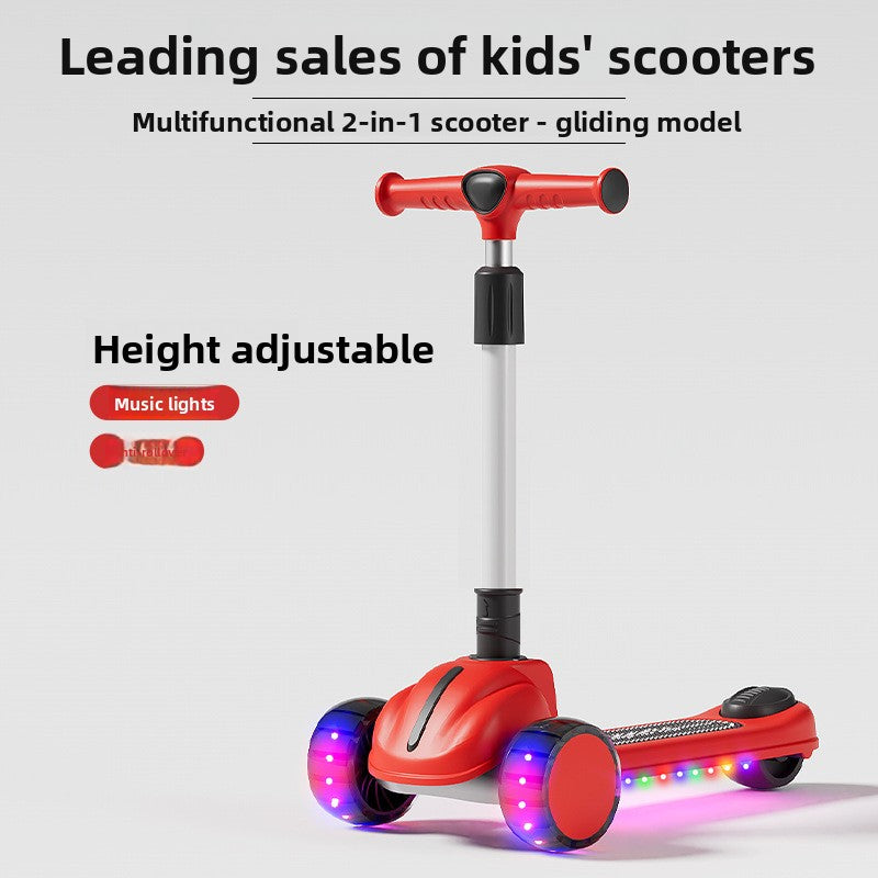 Children's three-in-one scooter