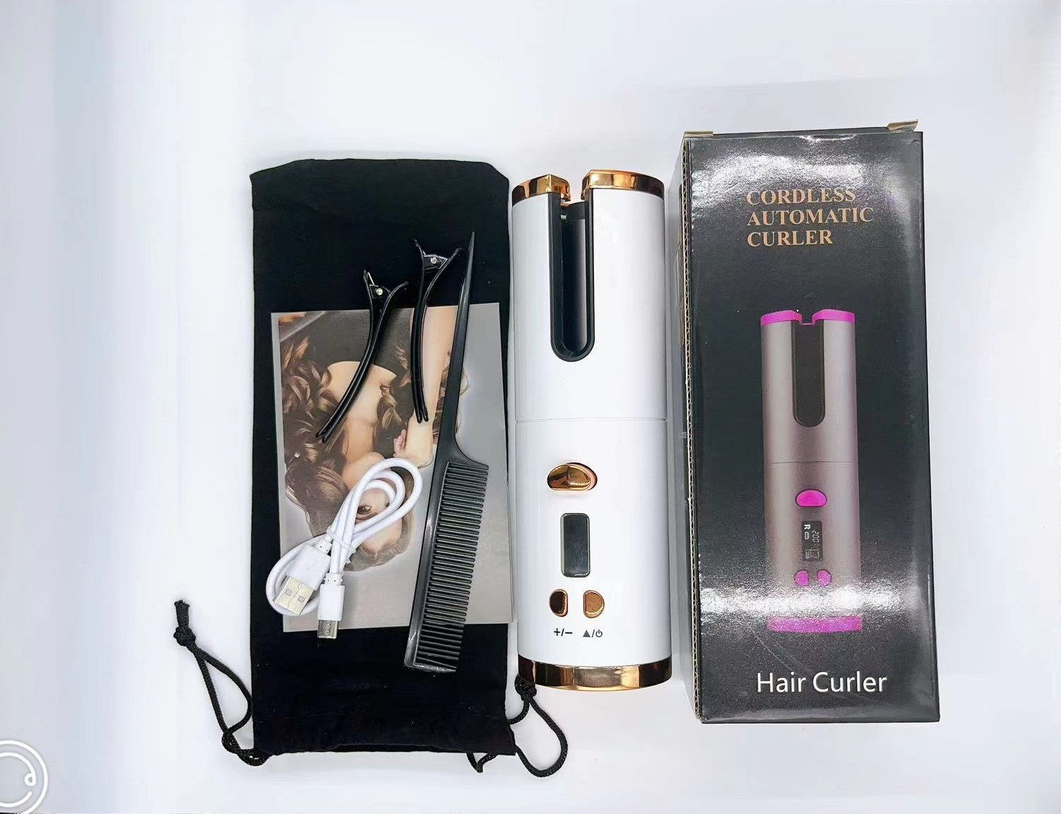 USB automatic curling iron